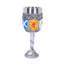 Goblet of the Brave Scottish Shield Glass 17cm 2