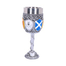 Goblet of the Brave Scottish Shield Glass 17cm 3