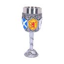 Goblet of the Brave Scottish Shield Glass 17cm 4