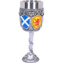 Goblet of the Brave Scottish Shield Glass 17cm 5