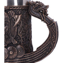 Bronze Drakkar Dragon Boat Viking Tankard 15cm 6