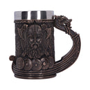 Bronze Drakkar Dragon Boat Viking Tankard 15cm