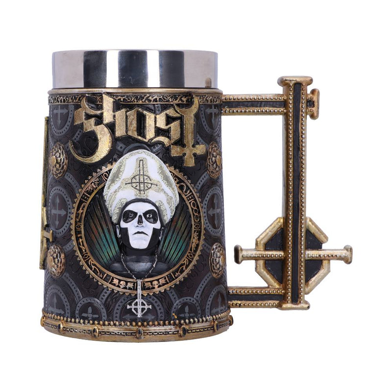Licensed Ghost Papa Emeritus III Gold Tankard Meliora