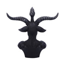 Celestial Black and Silver Baphomet Bust 33cm 3