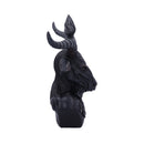Celestial Black and Silver Baphomet Bust 33cm 4