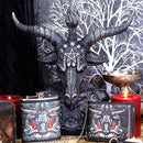 Celestial Black and Silver Baphomet Bust 33cm 7