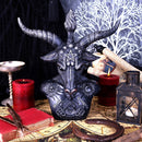 Celestial Black and Silver Baphomet Bust 33cm 8