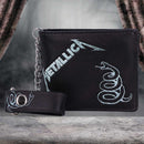 Metallica Black Album Wallet with Chain Officially Licensed 8
