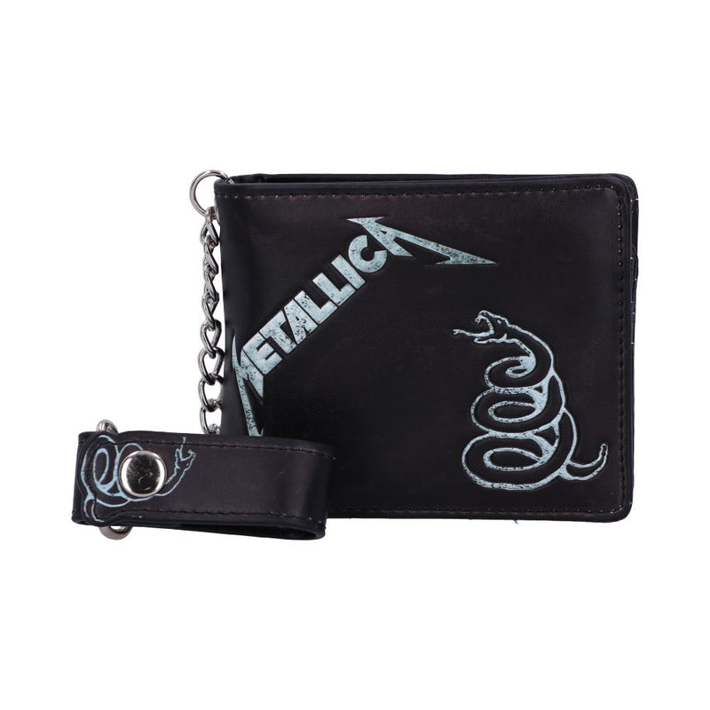 Metallica Black Album Wallet with Chain Officially Licensed