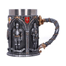 The Vow English Armoured Knight Latin Oath Tankard 15.3cm