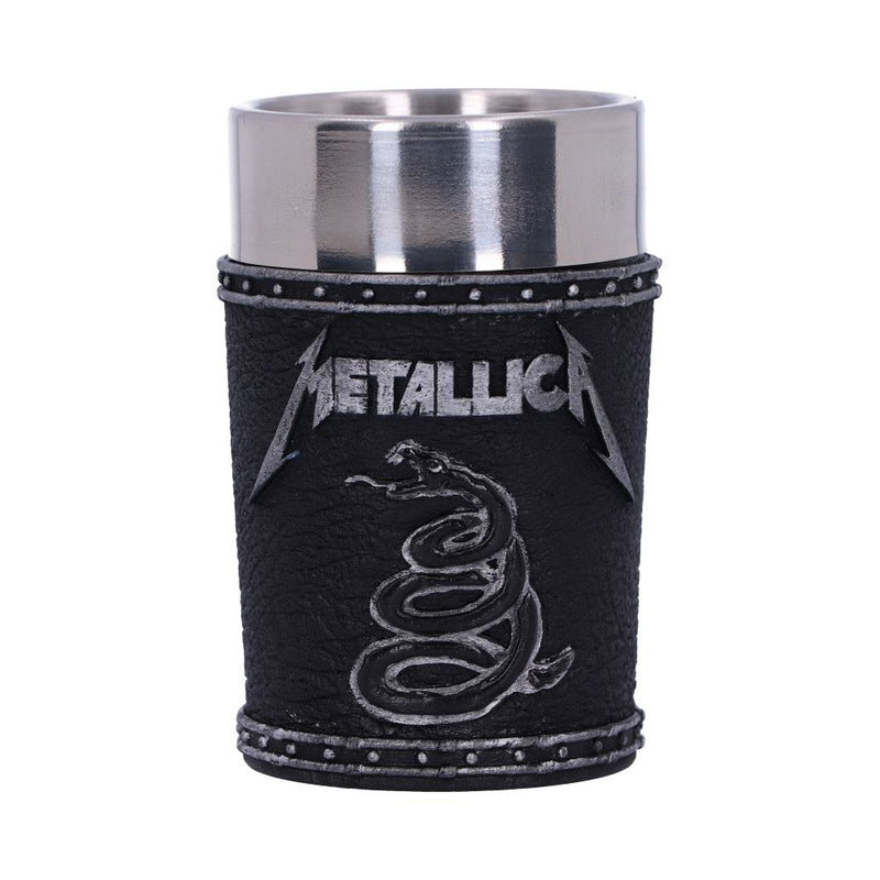 Metallica Black Album Shot Glass 7.5cm Officially Licensed