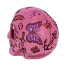 Pink Traditional Tribal Tattoo Fund Skull Money Box 3