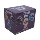 Pink Traditional Tribal Tattoo Fund Skull Money Box 7