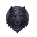 Dark Gothic Magical Wolf Moon Wall Hanging Plaque 30cm