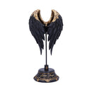 Dark Angel Gothic Fallen Fae Wing Sculpture Figurine 26cm