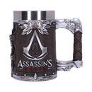 Assassinas Creed Brown Hidden Blade Game Tankard the Brotherhood 15.5cm Officially Licensed