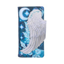 Angel Wings White Feather Embossed Purse 18.5cm