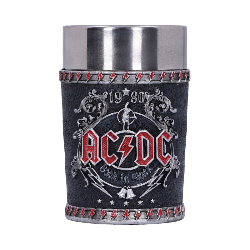 ACDC Back in Black Shot Glass 8.5cm Officially Licensed