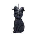 Pawzuph Black Horned Cat Hanging Decorative Ornament 10cm