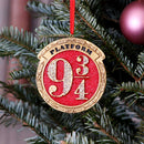 Harry Potter Train Platform 9 3/4 Hanging Festive Decorative Ornament 8.2cm 6