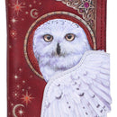 Magical Flight Embossed Purse 18.5cm Red with White Owl Design 5