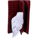 Magical Flight Embossed Purse 18.5cm Red with White Owl Design 6