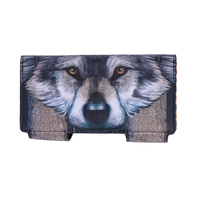Guardian Wolf Embossed Purse 185cm