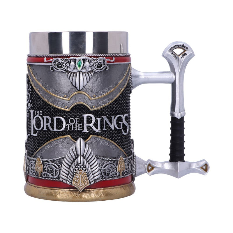 Lord of the Rings Aragorn Tankard 15.5cm Officially Licensed