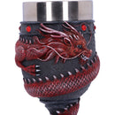 Dragon Coil Goblet Red 20cm 5