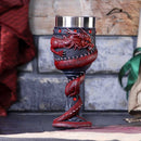 Dragon Coil Goblet Red 20cm 7