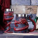 Dragon Coil Goblet Red 20cm 8