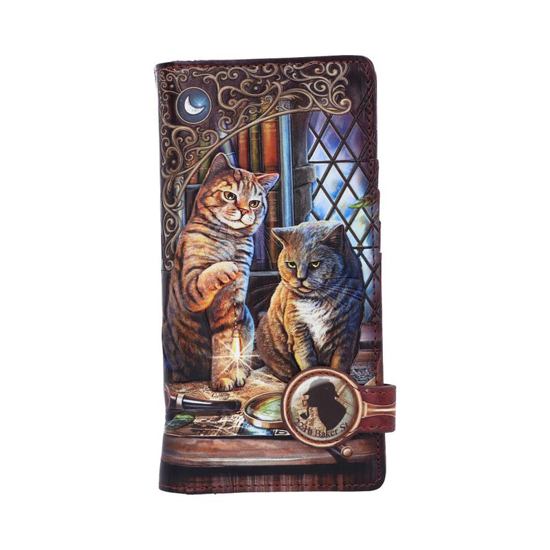 Purrlock Holmes Embossed Purse 18.5cm
