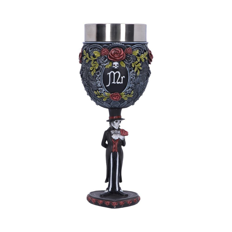 Gothic Skeleton Mr Goblet 21cm