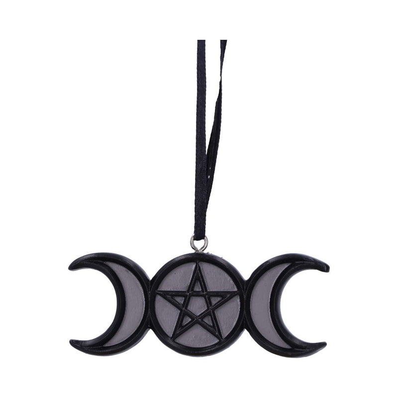 Witching Wares Triple Moon Magic Hanging Ornament 7.5cm