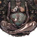 Bronze Mother Earth Wall Plaque 15cm 6