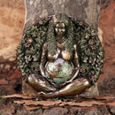 Bronze Mother Earth Wall Plaque 15cm 8