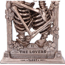 The Lovers Bronze Gothic Skeleton Ornament 20.5cm 6