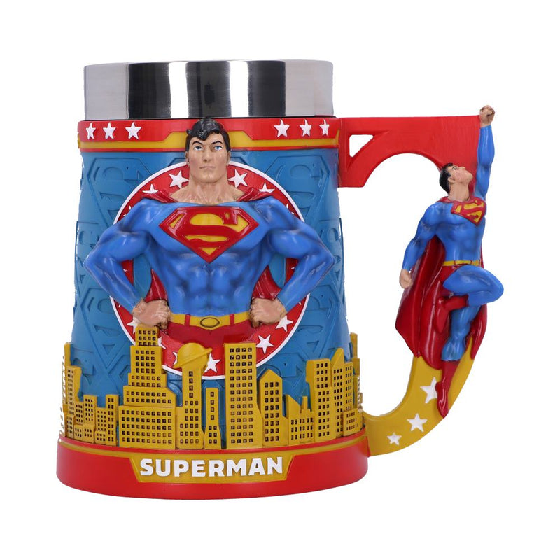 Superman Man of Steel City Skyline Tankard 155cm