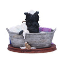 Black Cat Bath Time Figurine 13.5cm 3
