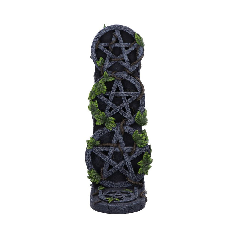 Aged Pentagram Wiccan Incense Burner 20.5cm