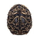 Renaissance Black and Gold Skull 19cm 4