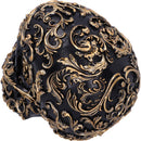 Renaissance Black and Gold Skull 19cm 6