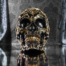 Renaissance Black and Gold Skull 19cm 9