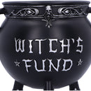 Witchs Fund Cauldron Money Box 16.5cm 5