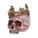 Macbeth Skull 15cm with Bleeding Crown Decoration 4