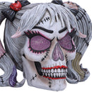 Drop Dead Gorgeous Pins and Needles Frankendoll Skull 20.5cm 5