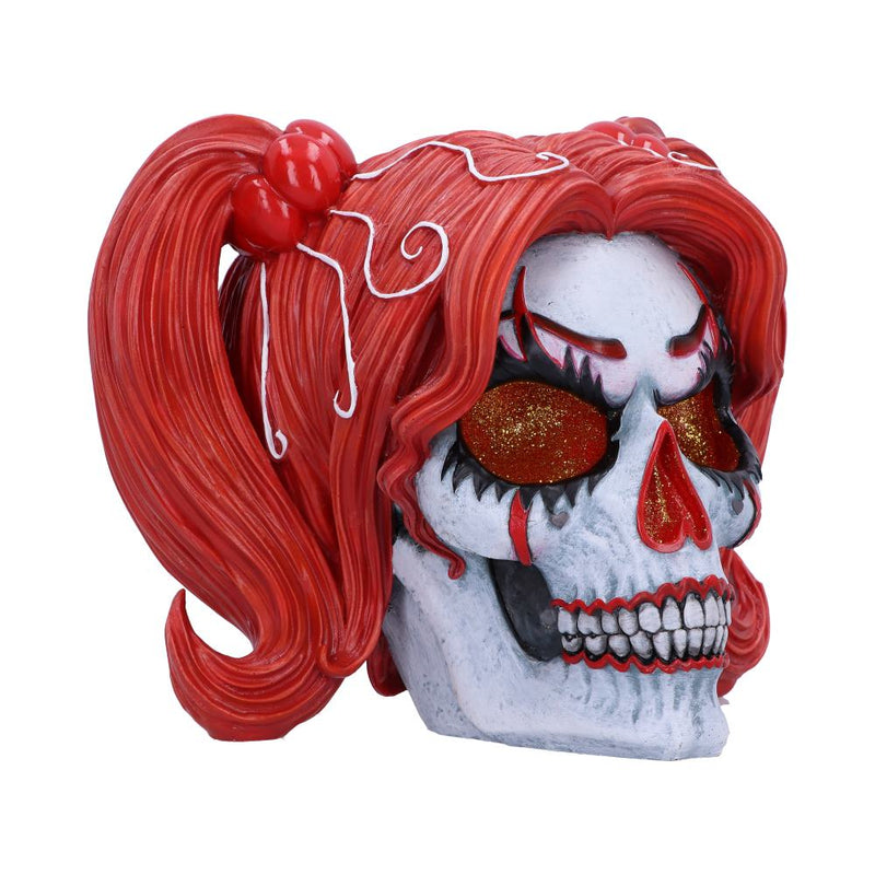 Drop Dead Gorgeous  Cackle and Chaos Clown Doll Skull