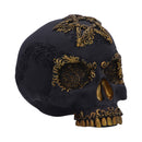 Divine Demise Black and Gold Skull 15.5cm