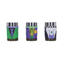 DC Batman Villain Mini Cup Set Featuring The Joker Riddler and Penguin Super-Villain Collectible