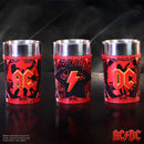 ACDC Logo Set of 3 Shot Glass 8.7cm 8